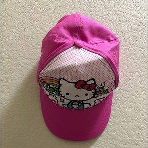 Pink & White Hello Kitty Hat